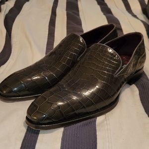 Genuine Alligator 11 1/2  Slip on shoes